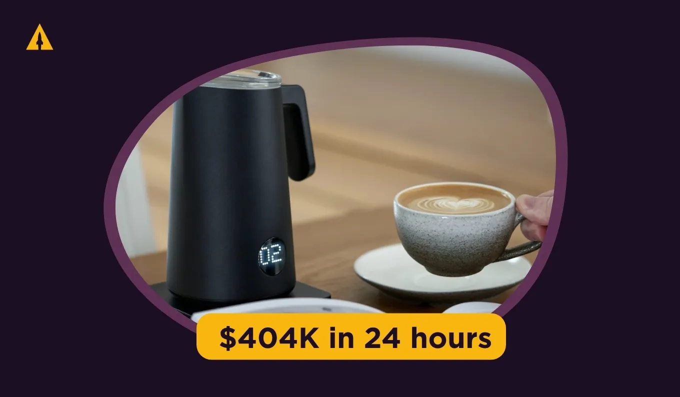 How We Helped NanoFoamer PRO Raise over $404K in 24 hours