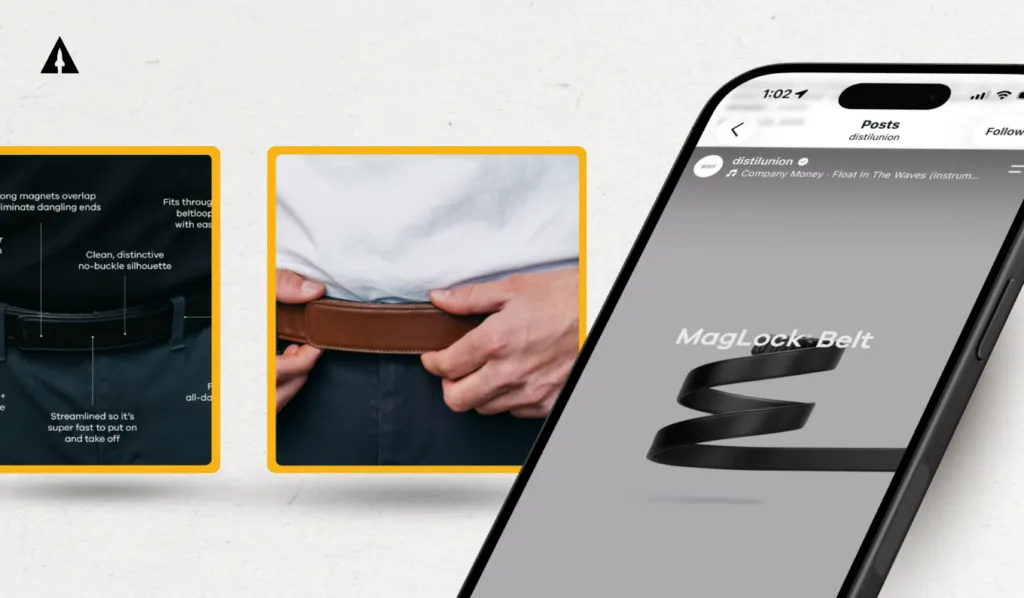 maglock belt ad creative