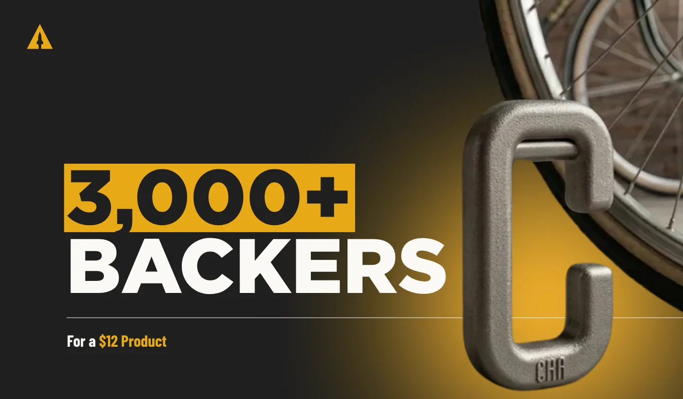 CHA graphite bike chain lube applicator, 3,000+ backers for a $12 product