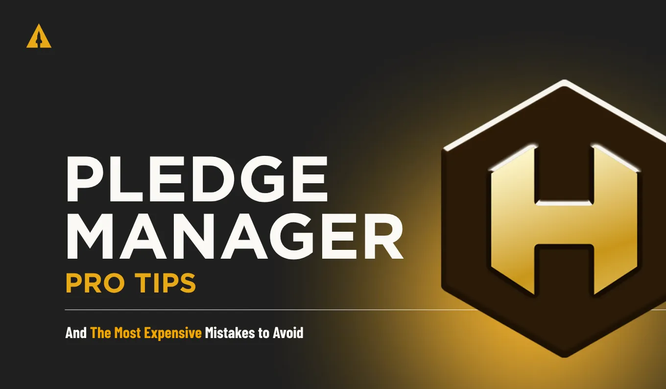 pledge manager mistakes to avoid pro tips with Konstantinos Manos CEO Hive Interactive
