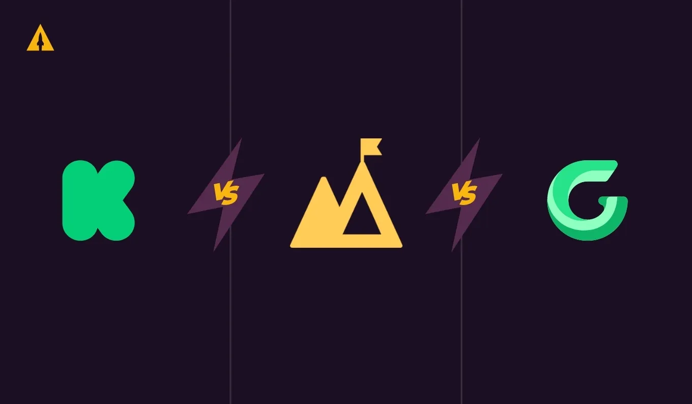 Kickstarter vs Gamefound vs BackerKit and their icons