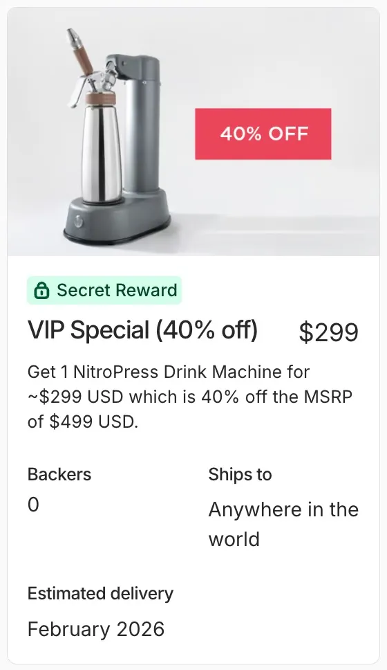 Secret Reward Example