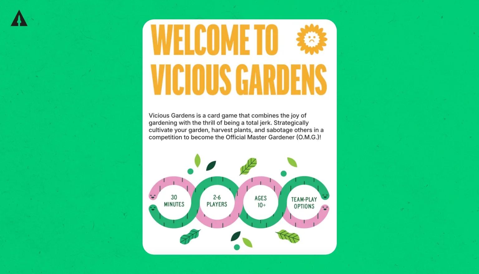 Vicious Gardens Copywriting & Page Design