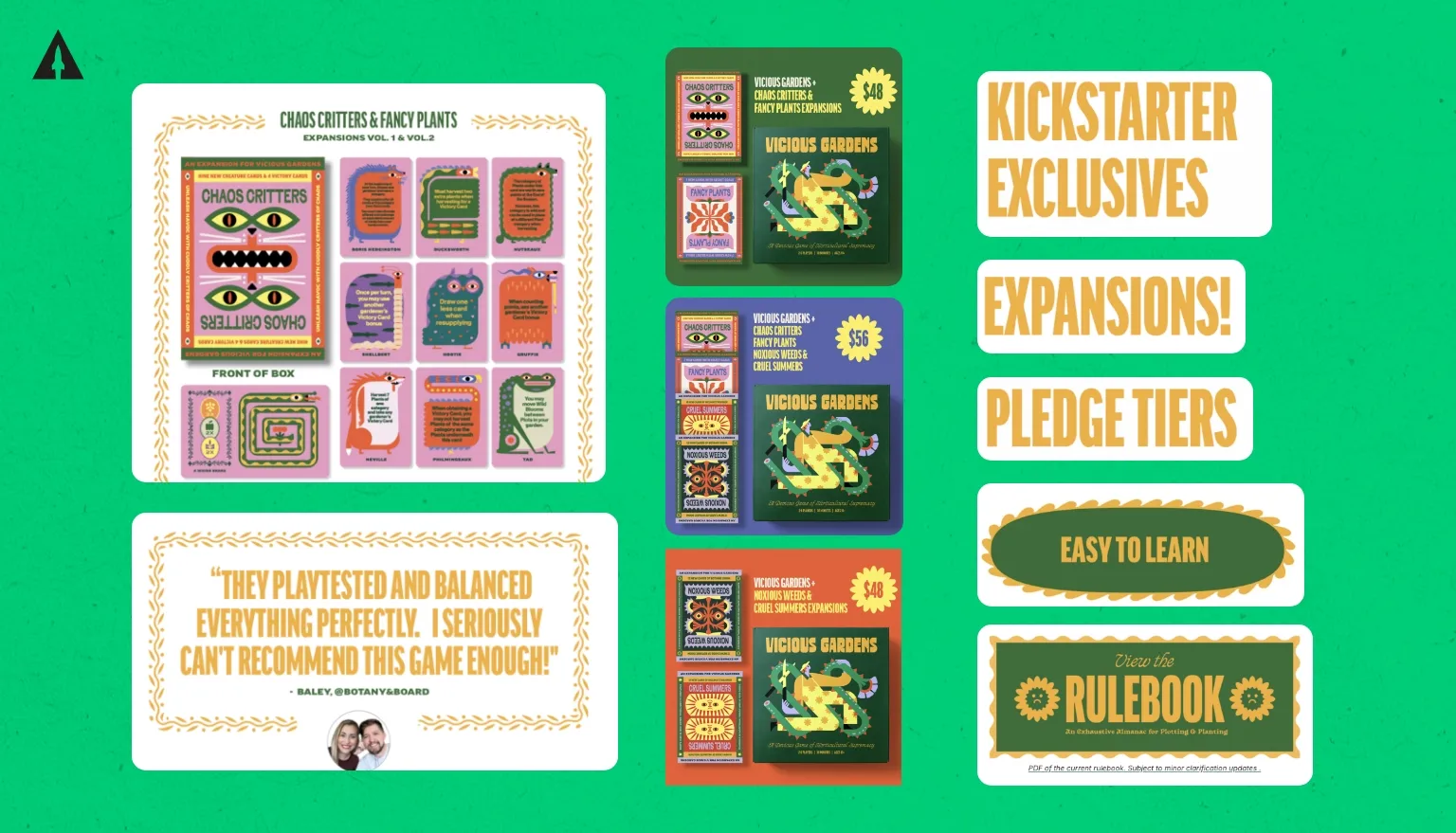 Vicious Gardens page design