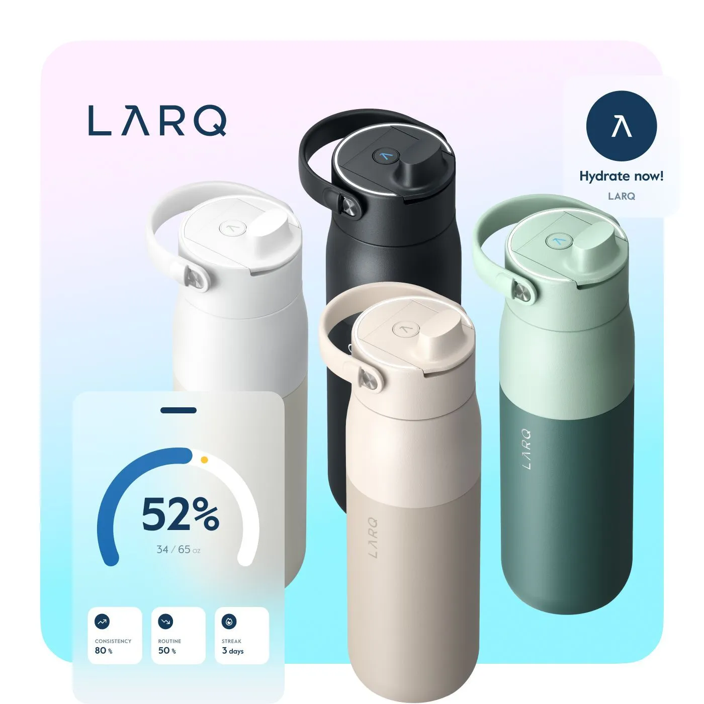 LARQ BOTTLE PUREVIS 2
