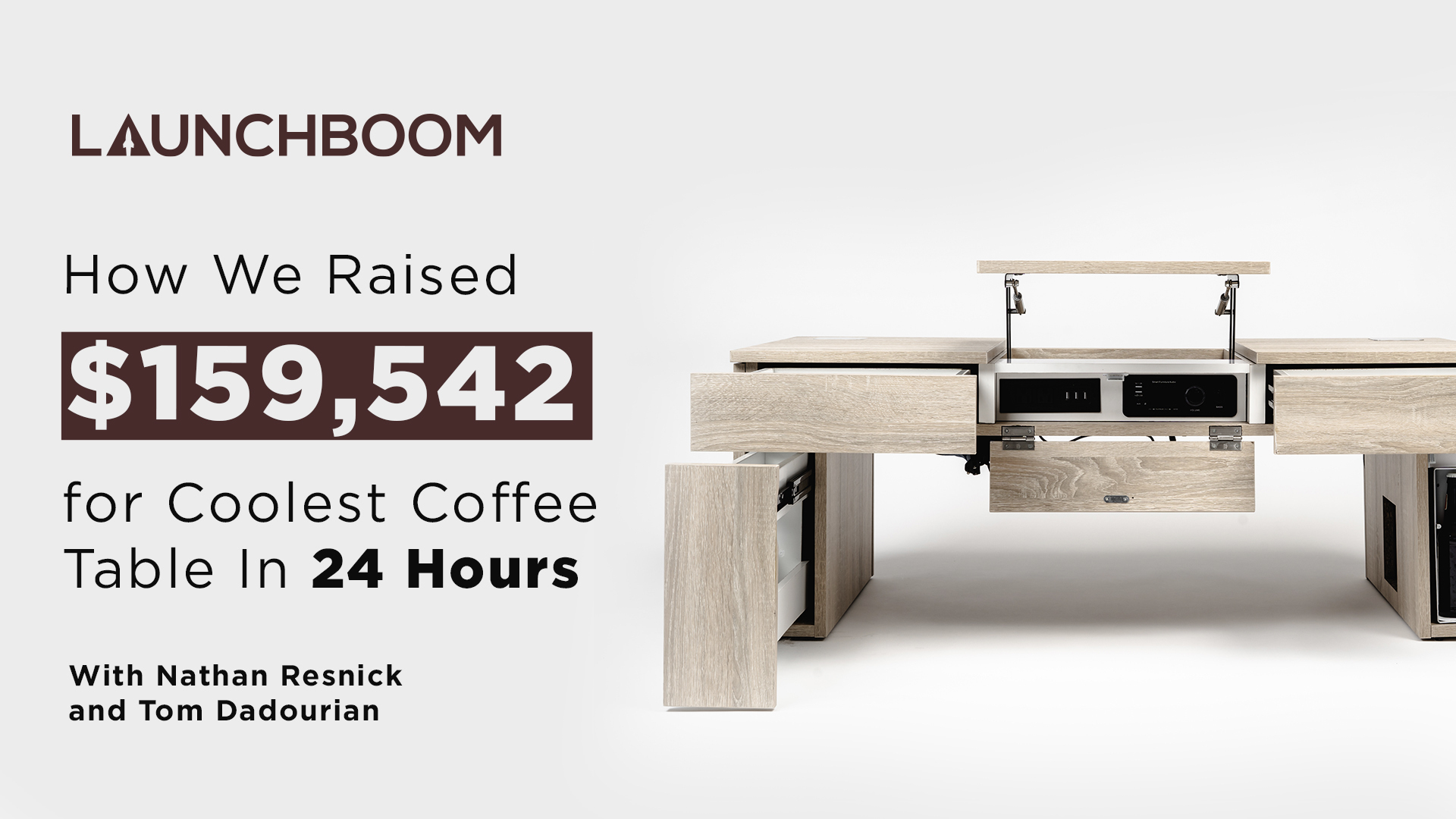 How we raised $159,542 for Coolest Coffee Table in 24 hours