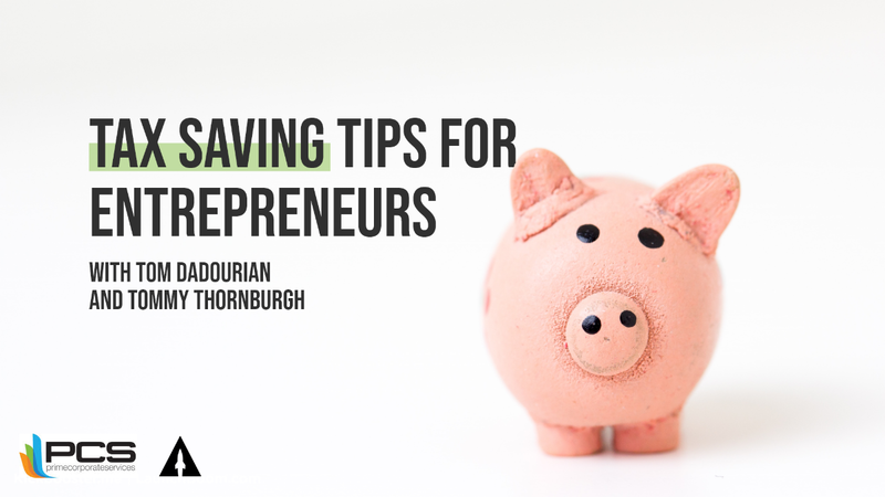 Tax-saving tips for entrepreneurs