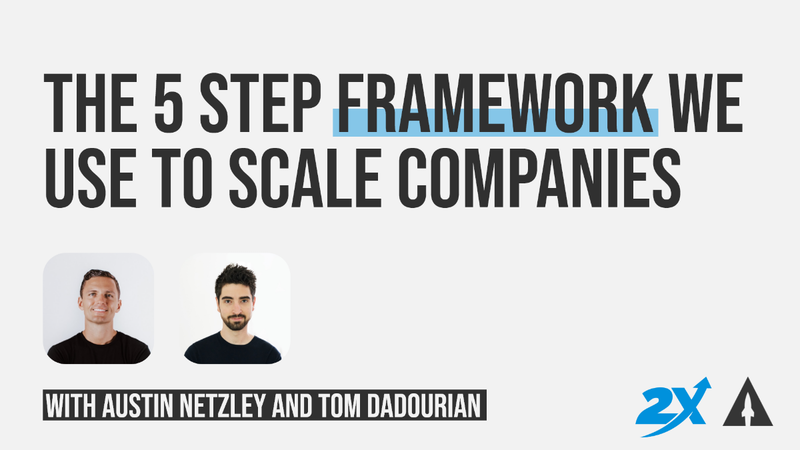 The 5-step framework used at 2X to scale any 6-, 7-, 8-figure company around the world