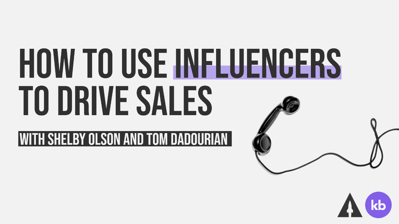 How to use influencers to drive sales