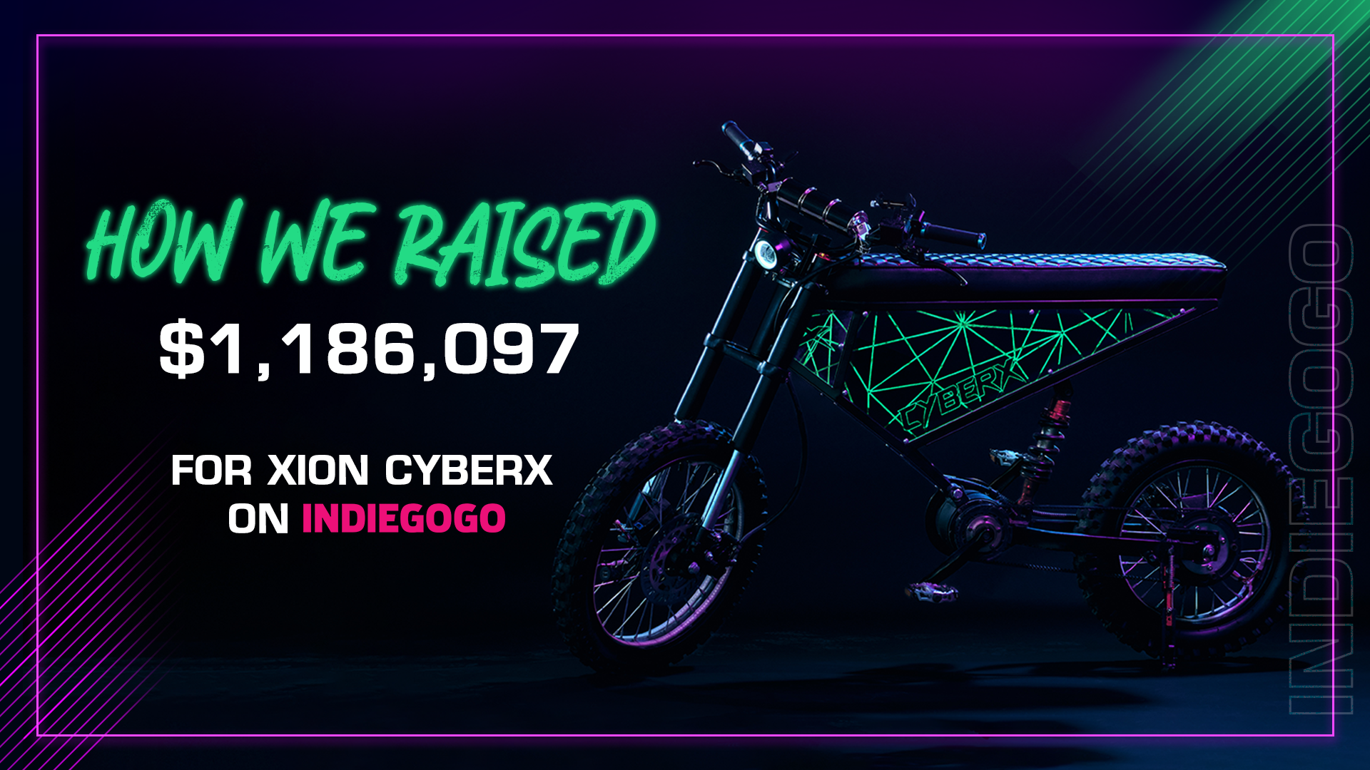 How XION CyberX raised over $800K on day 1 on Indiegogo