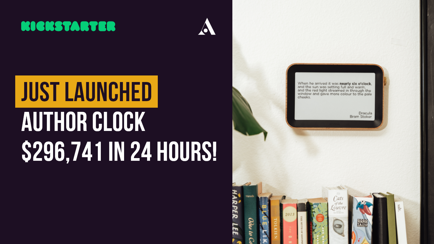 Just Launched: Author Clock – $296,741 in 24 Hours!