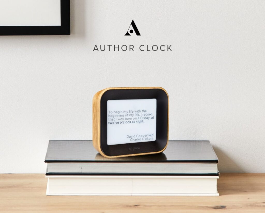 Author Clock landing page design tips