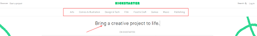 Kickstarter page