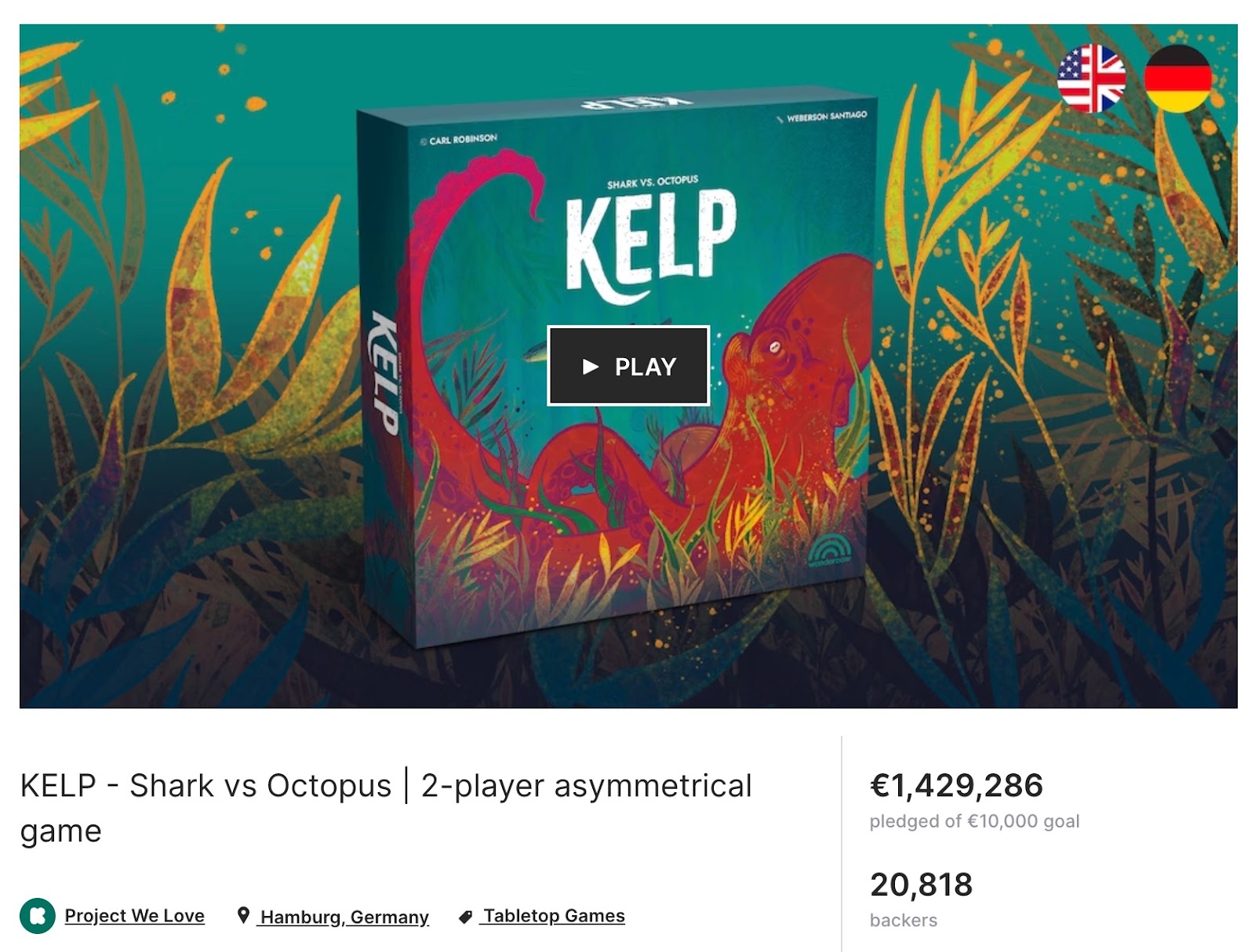 Kelp Kickstarter LaunchBoom