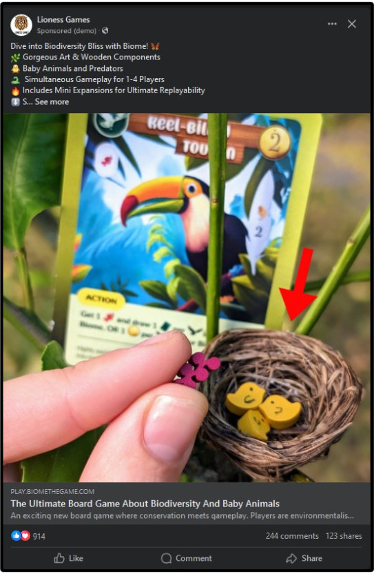 Biome Meta Ad