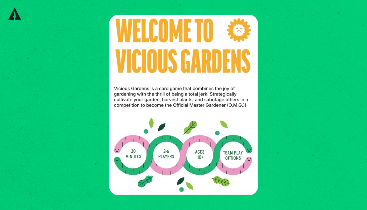 Vicious Gardens Copywriting & Page Design