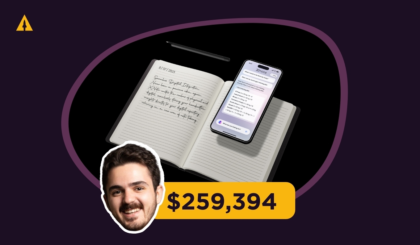 How XNote Combined ChatGPT with Note-Taking to Make $259,394 on Kickstarter